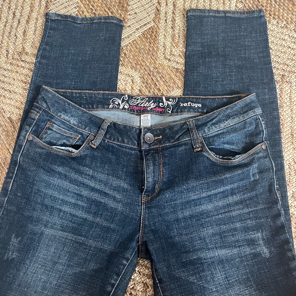Refuge everyday skinny straight leg jean 12R